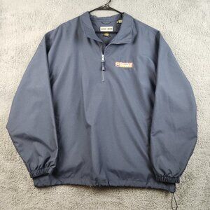 Premium Diesel Co Op 1/4 Zip Pullover Mens Large Blue Jacket Outdoor Lightweight